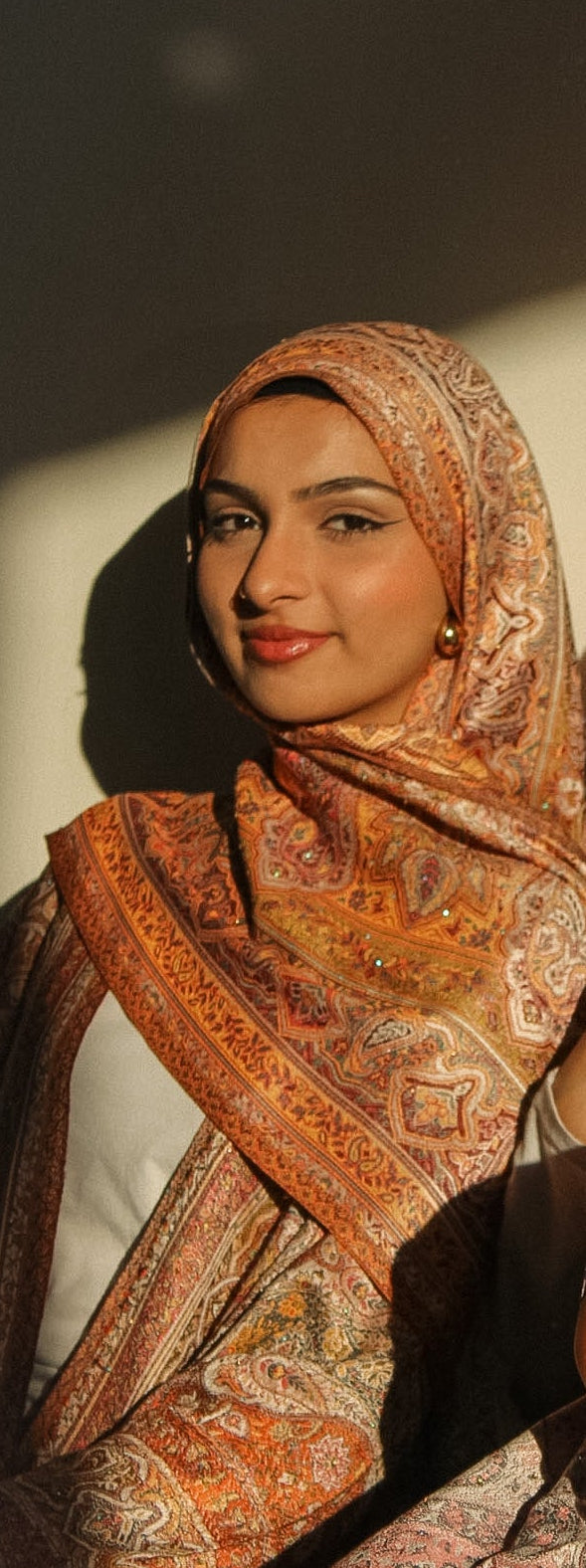 Saffron Glow Pashmina Abayah
