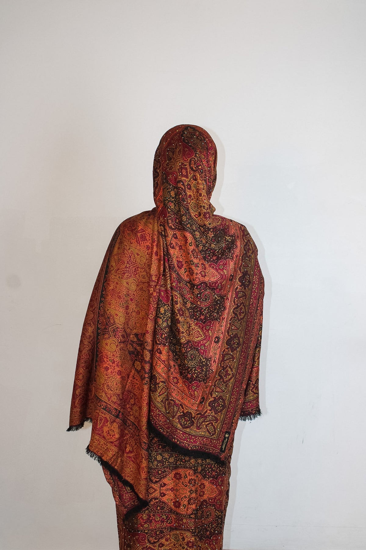 Rust Royale Pashmina Abayah